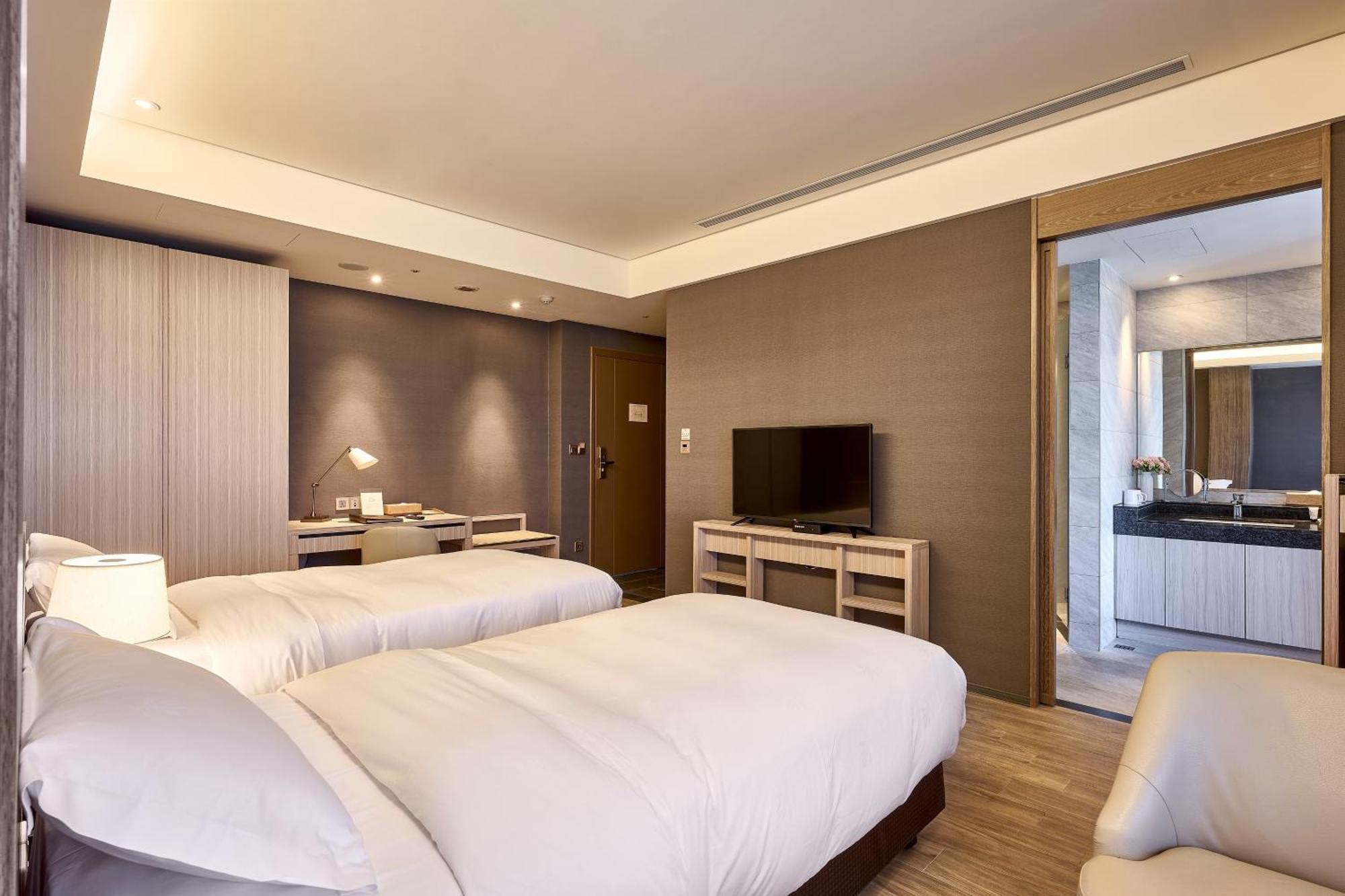 Cuncyue Hot Spring Resort Luodong Rom bilde Deluxe Twin Room