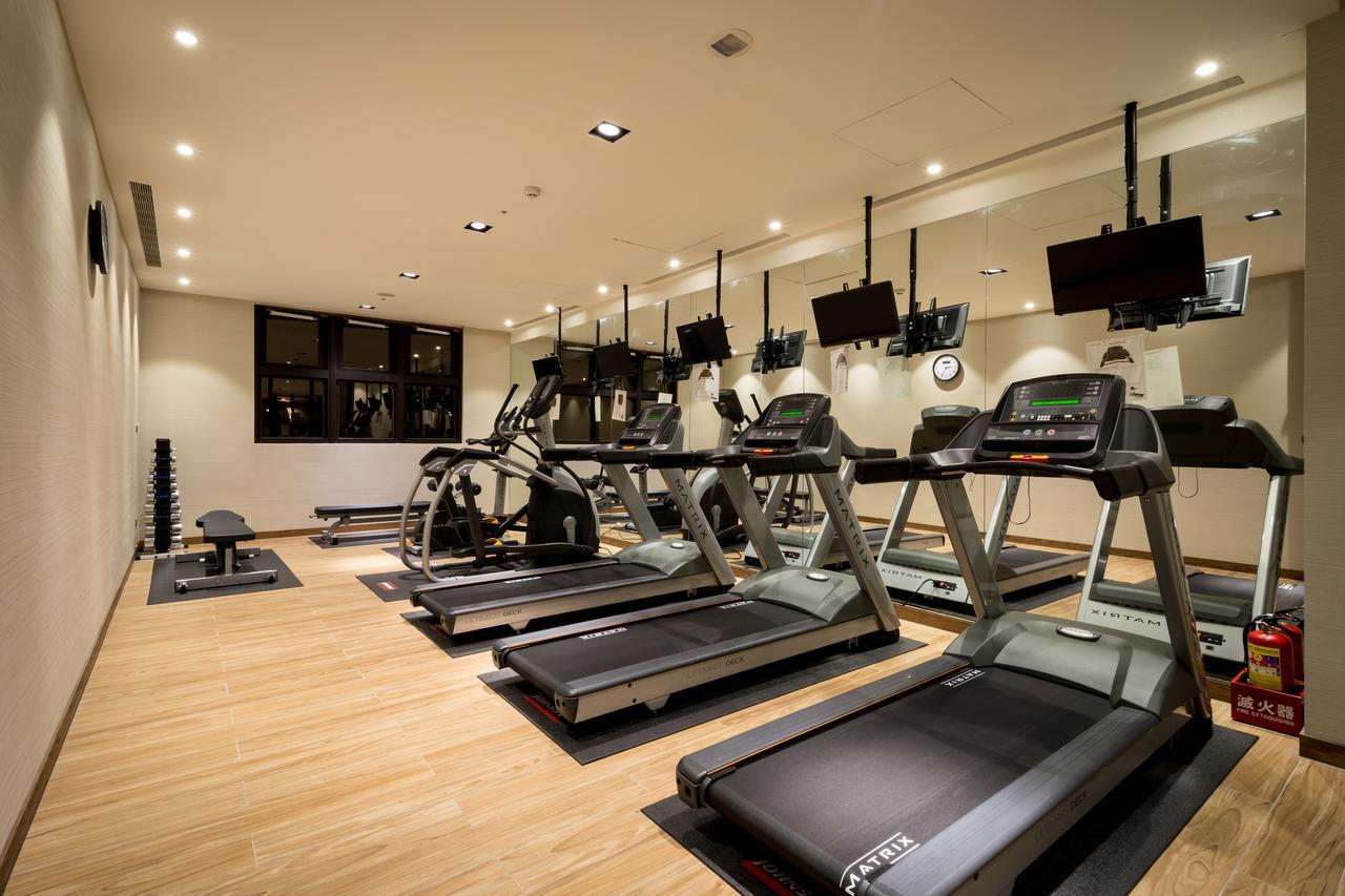 Cuncyue Hot Spring Resort Luodong Eksteriør bilde A gym in a hotel